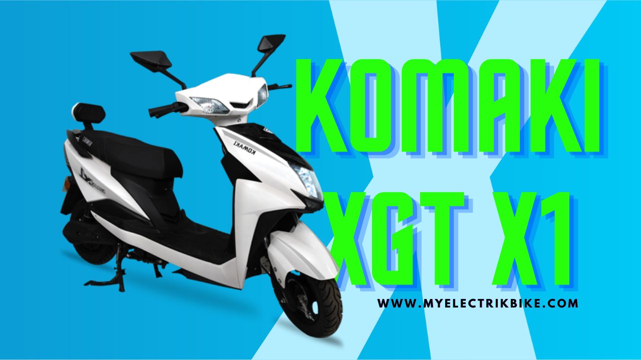 Introducing the Komaki X1 is a perfect blend of style and comfort